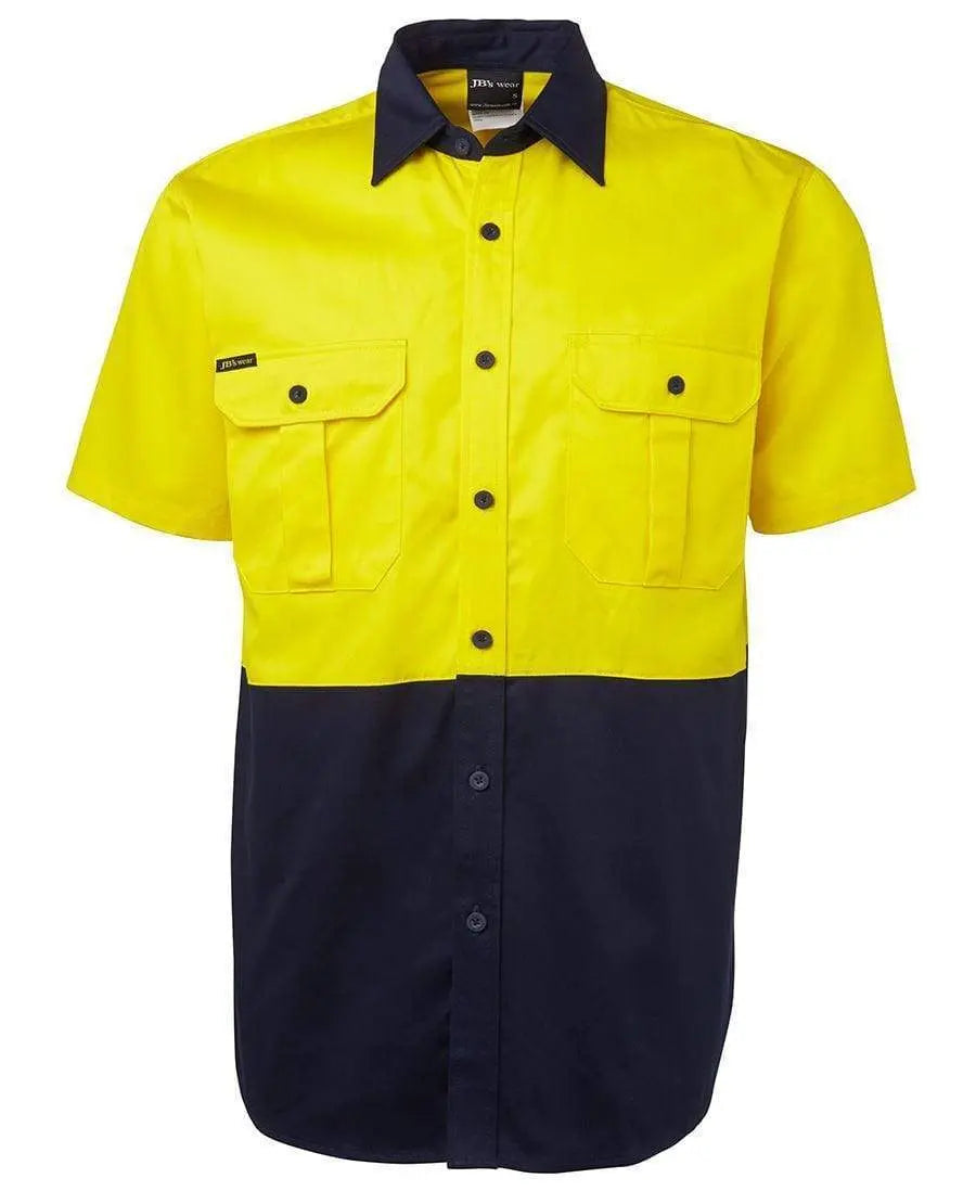 JB'S Hi-Vis Short Sleeve Shirt 6HWS Metro Workwear.